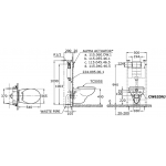 TOTO CW620NJ 掛牆座廁: 普通沖洗式、3L/6L沖水量、簡約設計